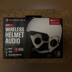 Wireless Helmet Audio - White
